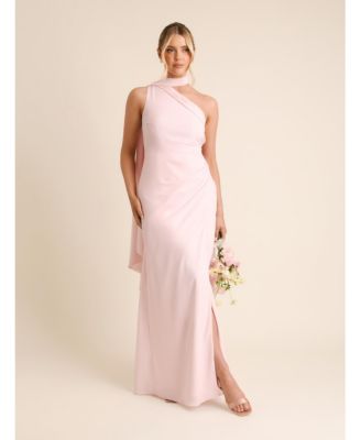 Women's One Shoulder Chiffon Bridesmaid Dress