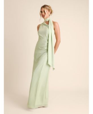 Women's One Shoulder Chiffon Bridesmaid Dress