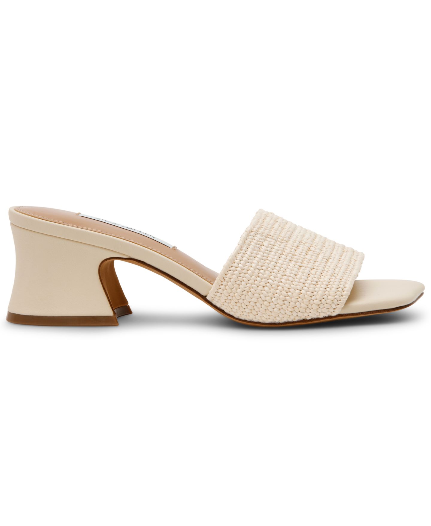 Женские сандалии Steve Madden Frolic Bell-Heel Slip-On, цвет: Натуральный — фото 2