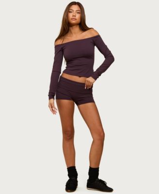Women's Tezia Off Shoulder Long Sleeve Top
