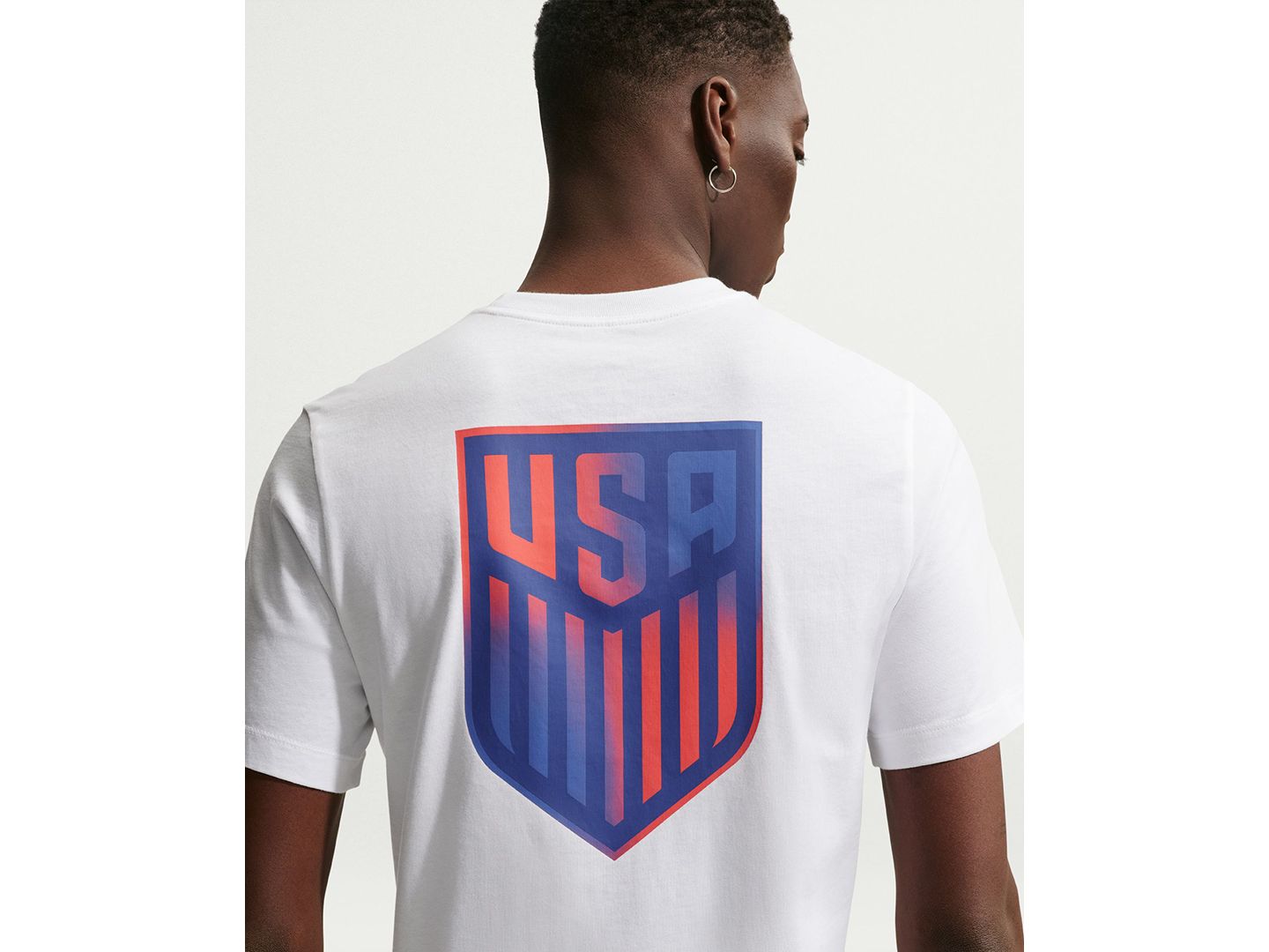 Мужская футболка Nike Usmnt Soccer, цвет: Белый — фото 4