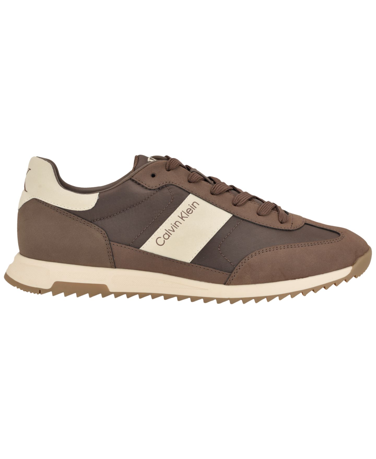 Мужские кроссовки Calvin Klein Galent Casual Lace-Up, цвет: Средний коричневый / Белый — фото 2