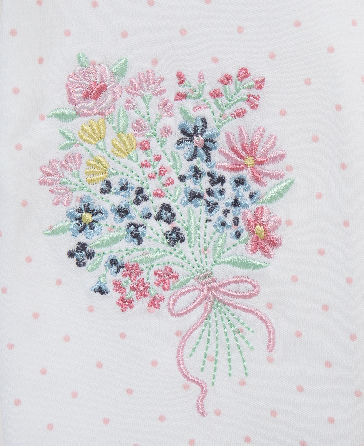 Little Me Baby Girls' Bouquet Printed Footie with Hat