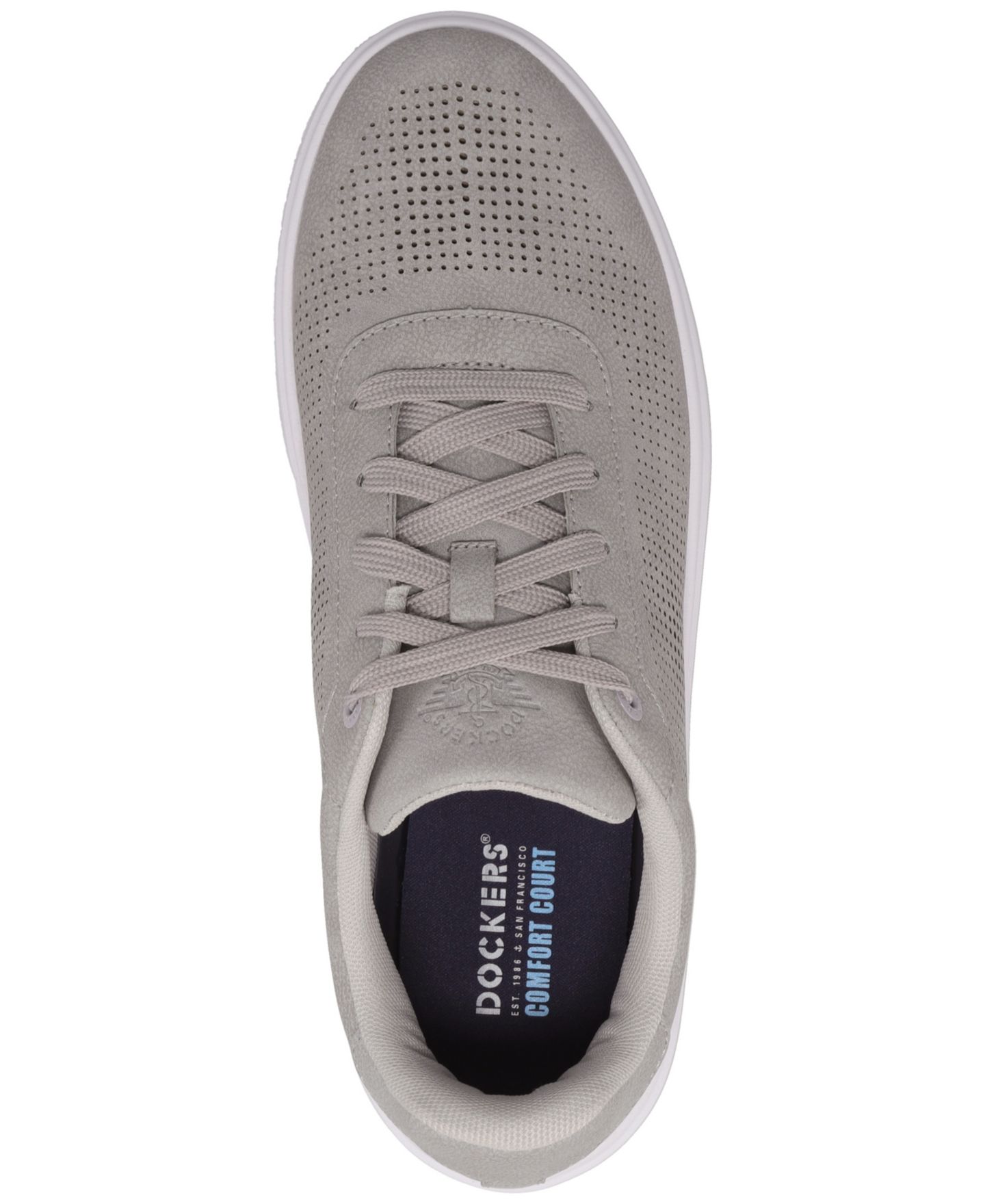 Мужские кроссовки Dockers Ignite Removable-Insole Lace-Up Casual, цвет: Серый — фото 4