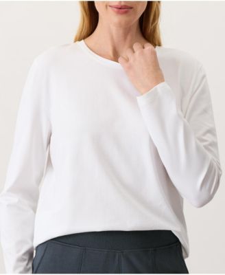 Women's Organic Cotton Luxe Signature Long Sleeve Tee