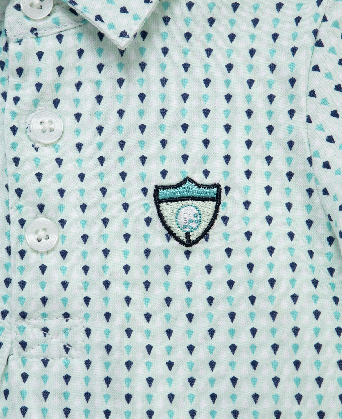 Little Me Baby Boy's Polo Neck Shirt & Pants, 2-Piece Set