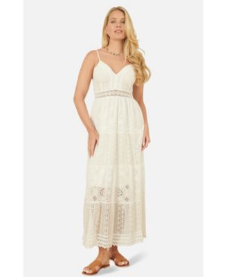 Women's Ruched Back Tiered Maxi Dress