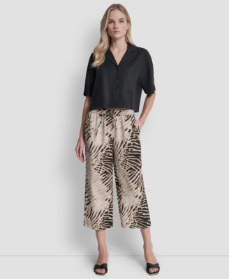 Women's Printed Pull-On Pants