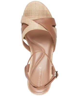 Women's Delicia eFlex Leather Block Heel Dress Sandals