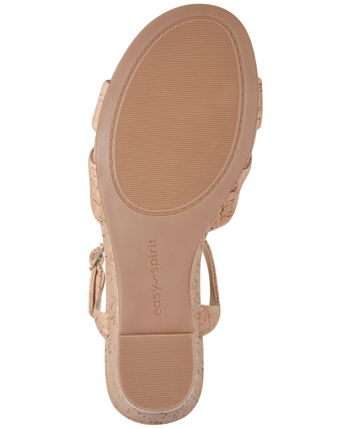 Женские сандалии Easy Spirit Noya Criss-Cross Wedge Dress Sandals, цвет: Cork — фото 5