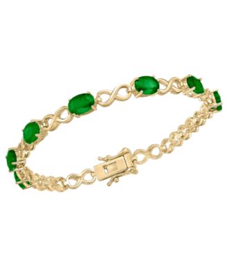 Ruby (7 ct. t.w.) Bracelet in Sterling Silver (Also Available in Emerald)