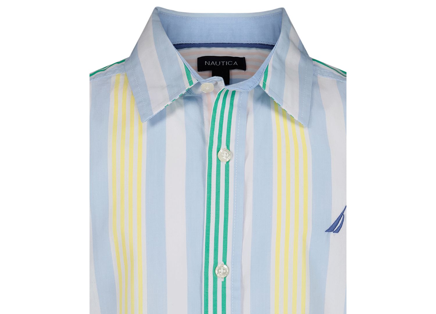 Boys' 8-20 Resort Stripe Short-Sleeve Woven Shirt