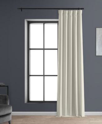 Faux Linen Hotel Blackout Curtain