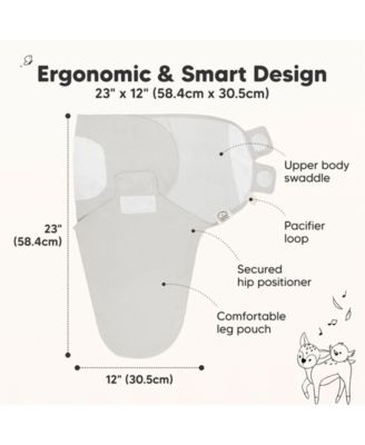 3pk Soothe Baby Swaddle, Organic Baby Swaddle Sleep Sacks, Newborn, Infant Swaddle Sack