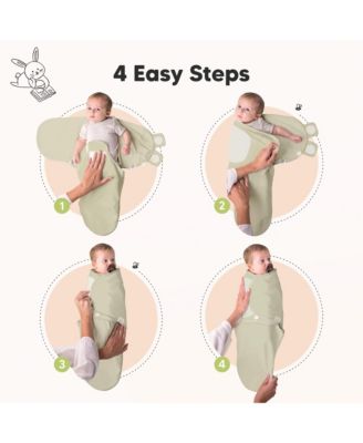 3pk Soothe Baby Swaddle, Organic Baby Swaddle Sleep Sacks, Newborn, Infant Swaddle Sack