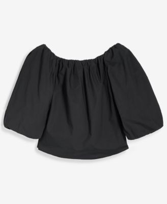 I.N.C. International Concepts Women's Off-The-Shoulder Puff-Sleeve