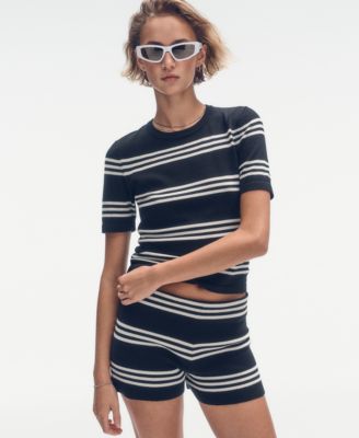 Women's Striped Crewneck Sweater