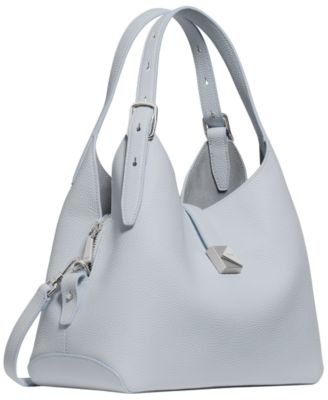 Deco Small Leather Crossbody Tote Bag