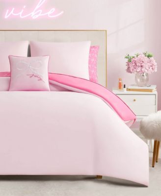 Pearly Bows Reversible 8-Pc. Comforter Set, Queen