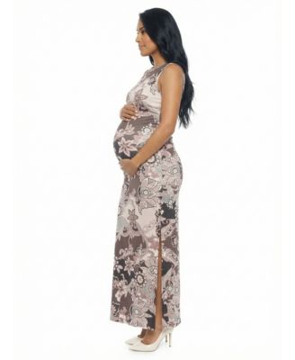 Women's and Plus Size Maternity Sleeveless Maxi Dress