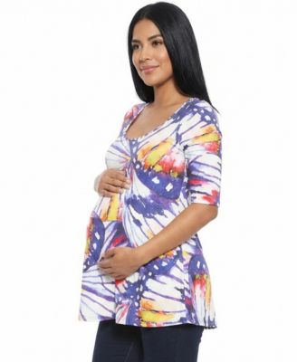 Women's and Plus Size Scoop Neck Tunic Top