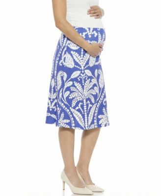 Women's and Plus Size Maternity A-Line Skirt