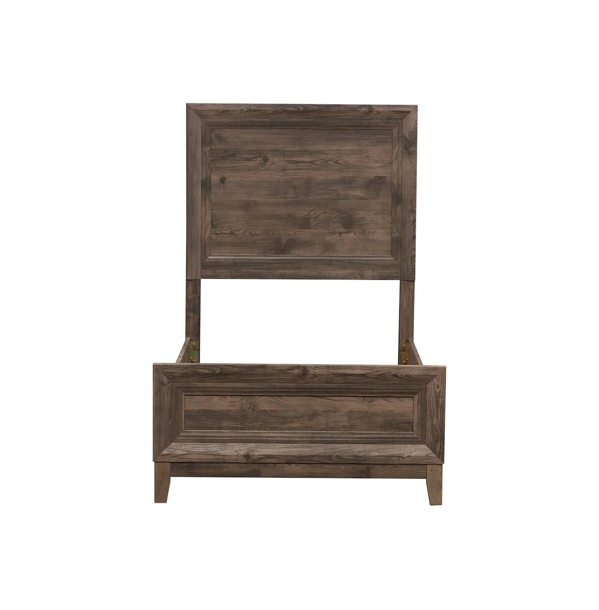 Liberty Furniture Industries, Inc Twin Panel Bed in Rubberwood Solids w/ Paper Laminate