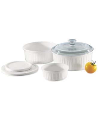 Corningware - Bakeware, French White 6 Piece Set