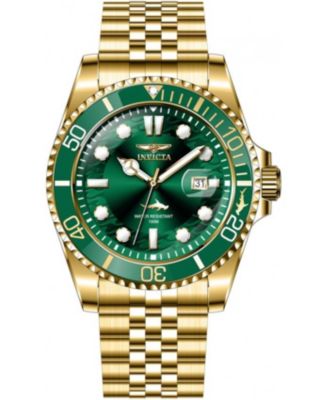 Men's 30615 Pro Diver Quartz 3 Hand Green Dial Watch
