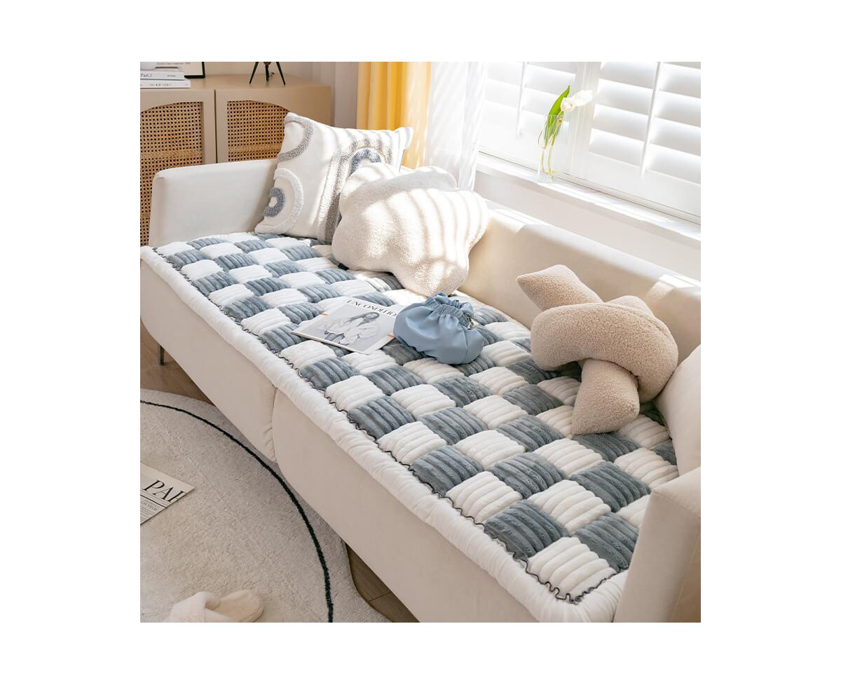 FunnyFuzzy Garden Chic Cotton Sofa Seat Pad