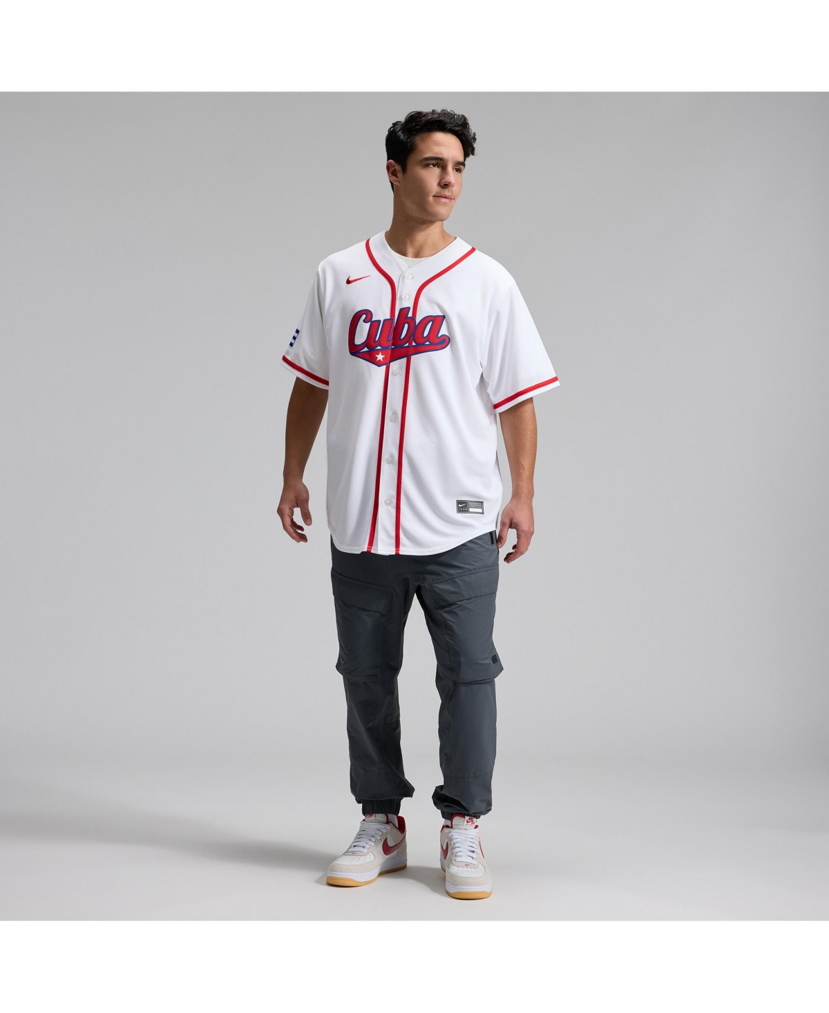 Nike Men's White Cuba Baseball 2026 World Classic Stadium Jersey