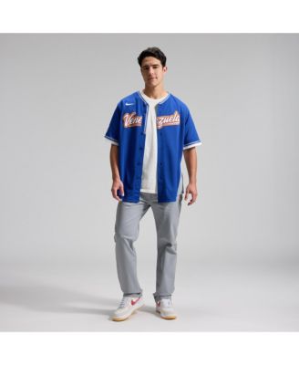Men's Royal Venezuela Baseball 2026 World Baseball Classic Stadium Jersey