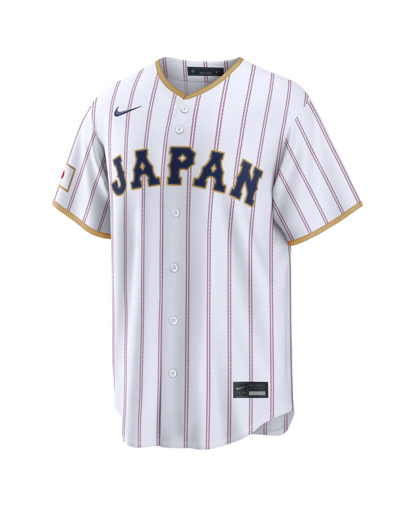 Мужской топ Nike Shohei Ohtani White Japan Baseball 2026 World Baseball Classic Stadium Jersey — фото 2