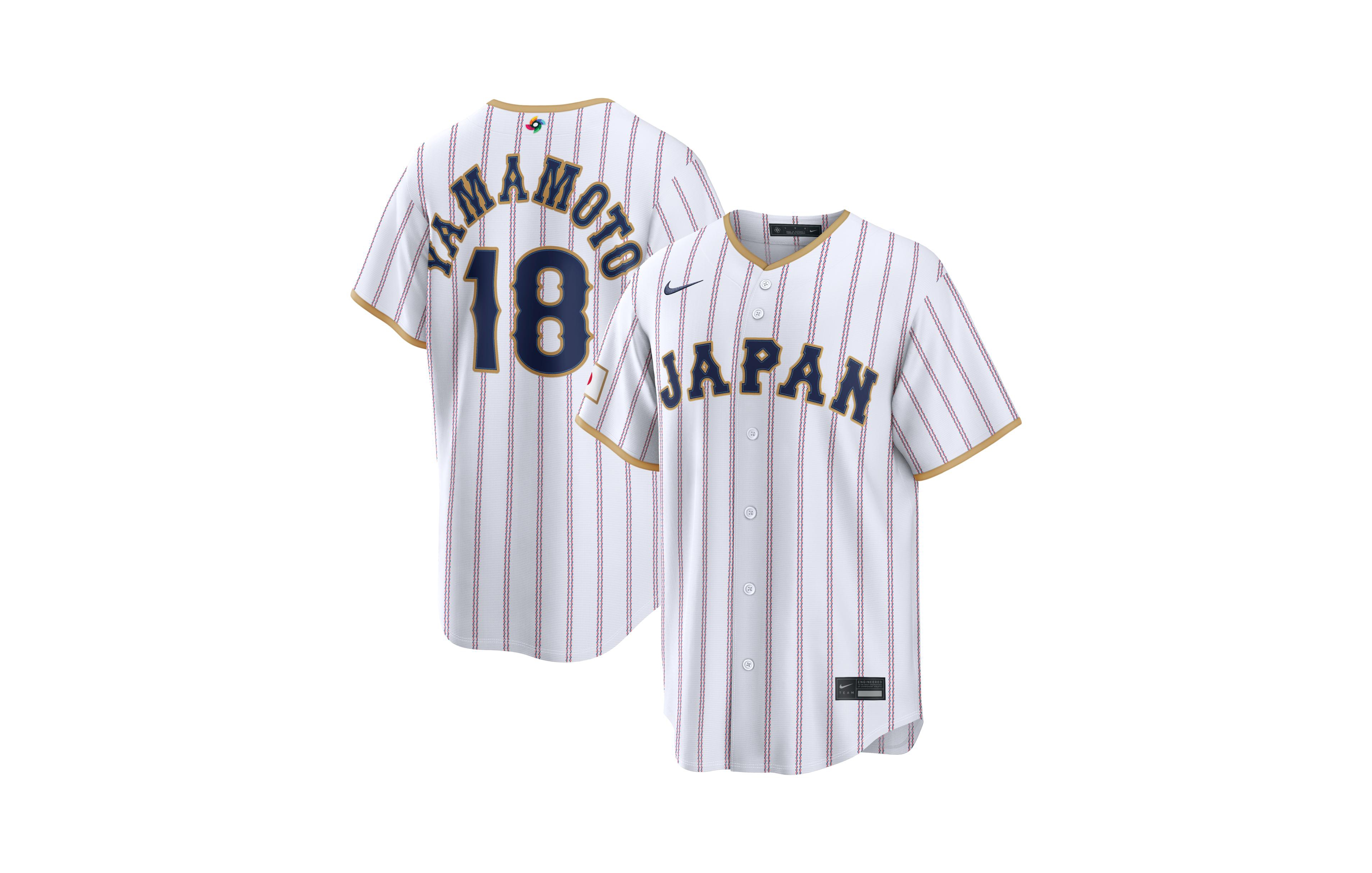 Nike Men's Yoshinobu Yamamoto White Japan Baseball 2026 World Classic Stadium Jersey