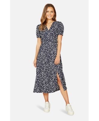 Women's Spot Midi Tea Dress