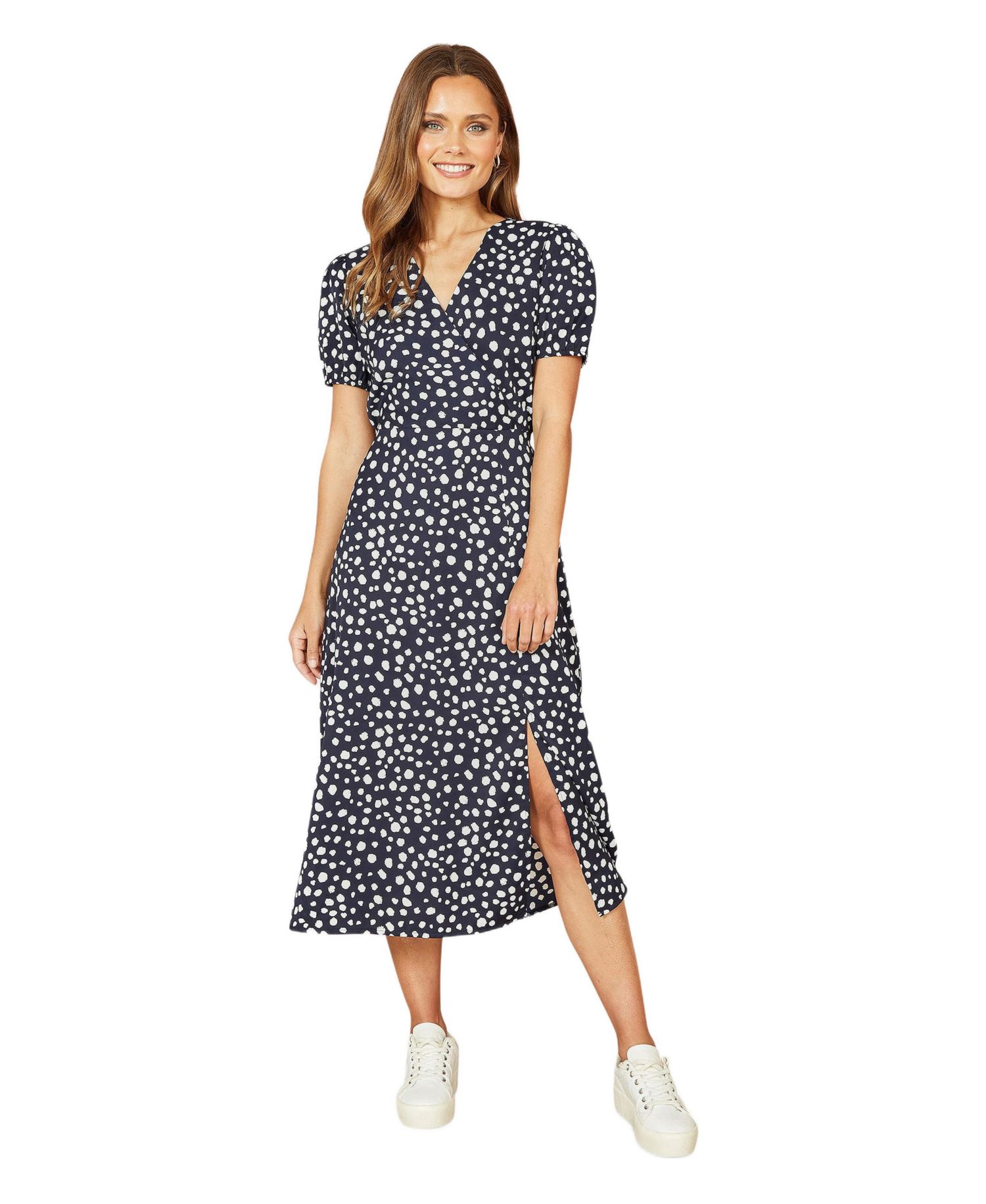 Women's Spot Midi Tea Dress