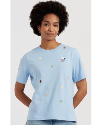Women's Cotton Snoopy Fruit T-Shirt