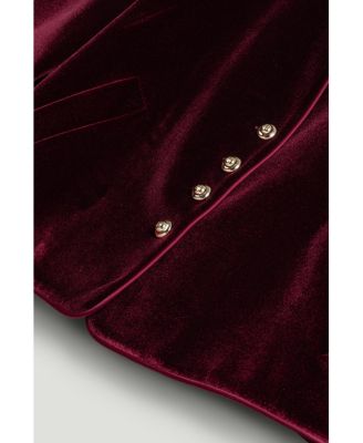 Women's Velvet Cropped Jacket