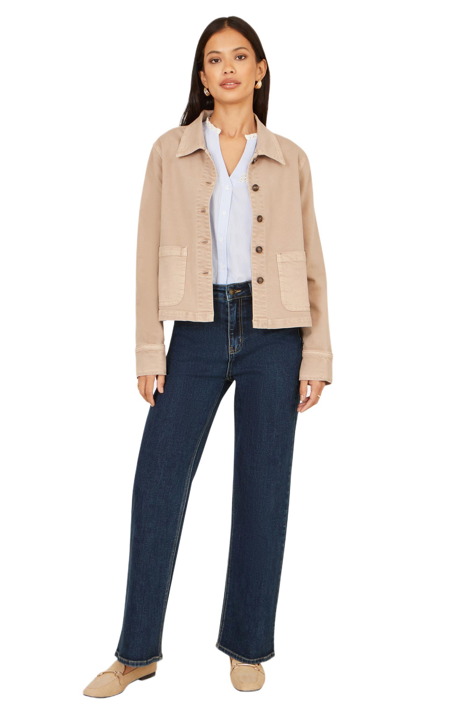 Women's Canvas Patch Pocket Jacket