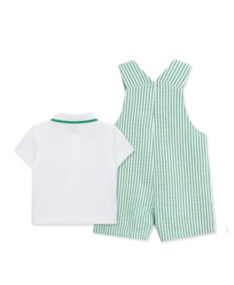 Baby Boys' Golf Shortall and Polo Shirt, 2-Piece Set