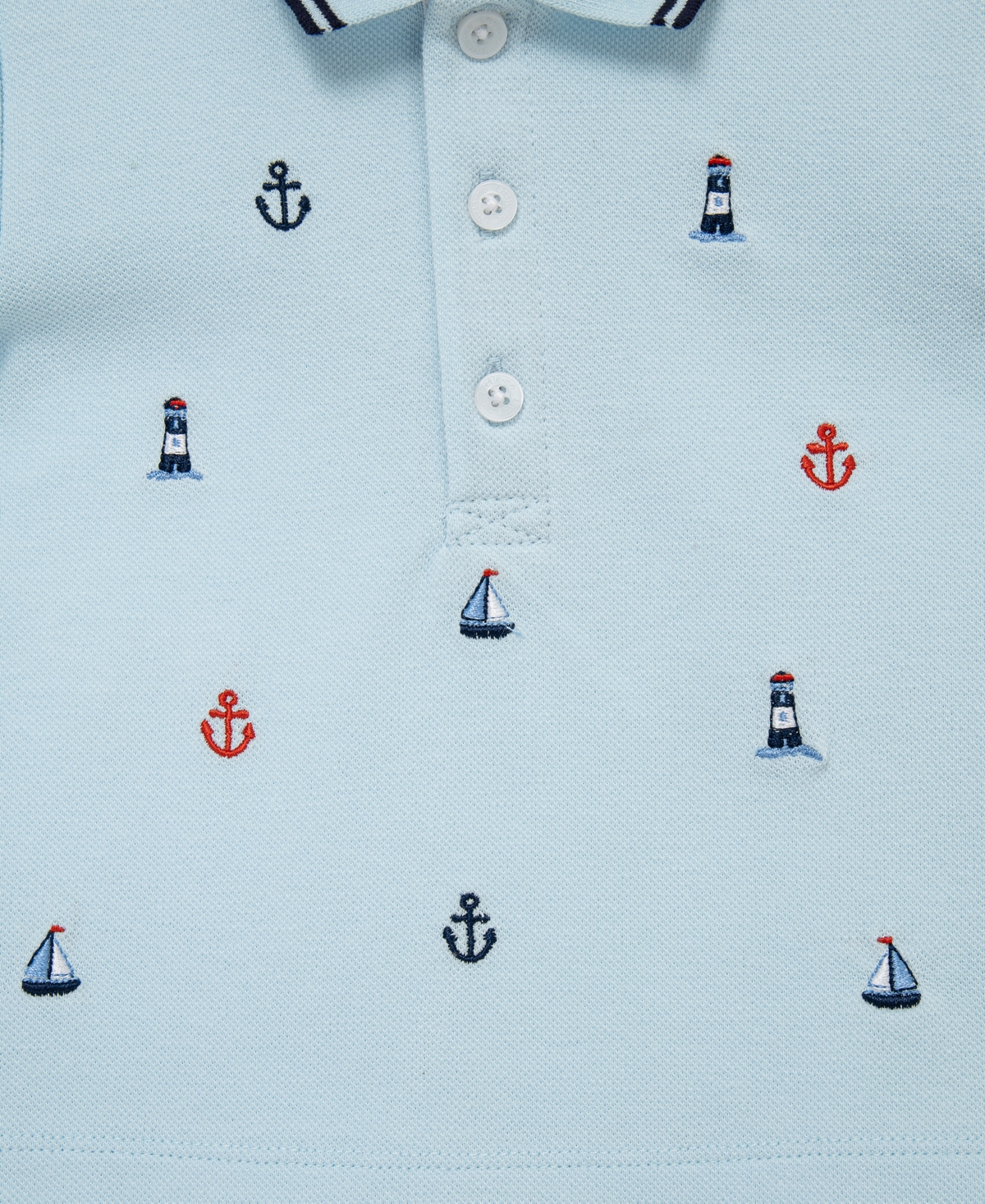 Little Me Baby Boys' Short-Sleeve Polo Shirt and Shorts, 2-Piece Set