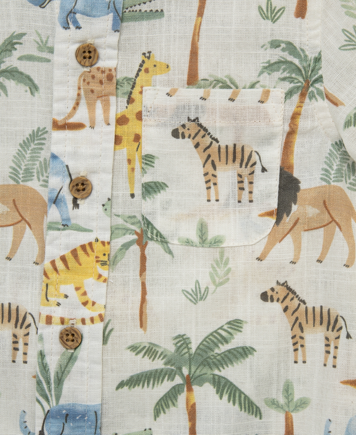 Little Me Baby Boys' Short-Sleeve Shirt and Shorts, 2-Piece Set