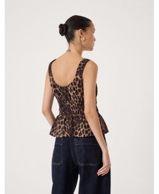 Women's Air Flow Gathered Straps Top