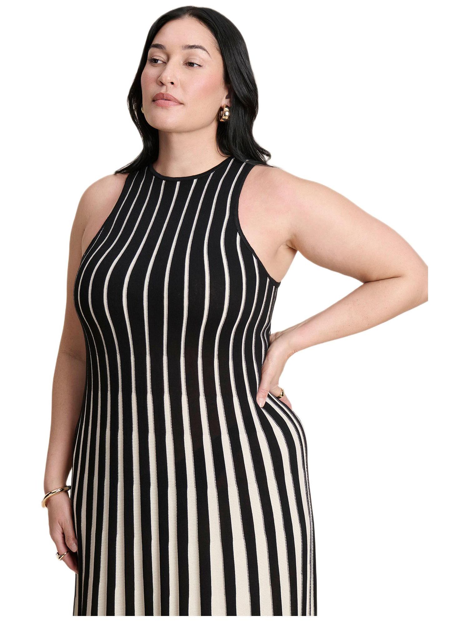 Women's Two Tone Sweater Dress