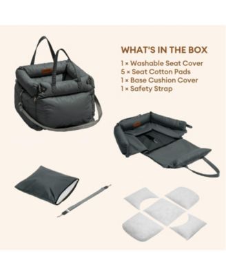 Funny Fuzzy Urban Voyager Dog Car Booster Standard