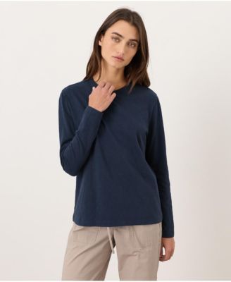 Women's Cotton Slub Organic Long Sleeve Tee