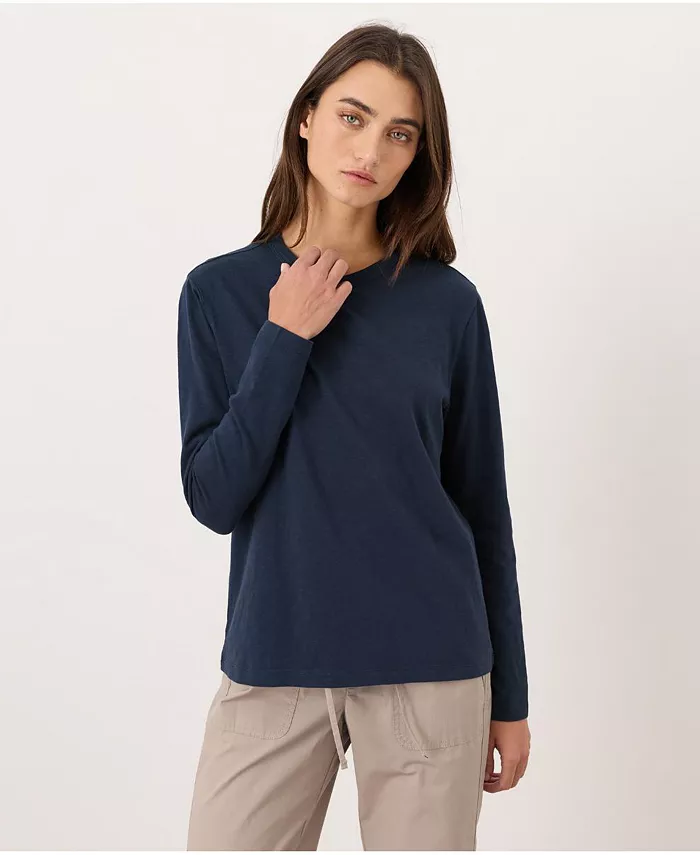 Women's Cotton Slub Organic Long Sleeve Tee