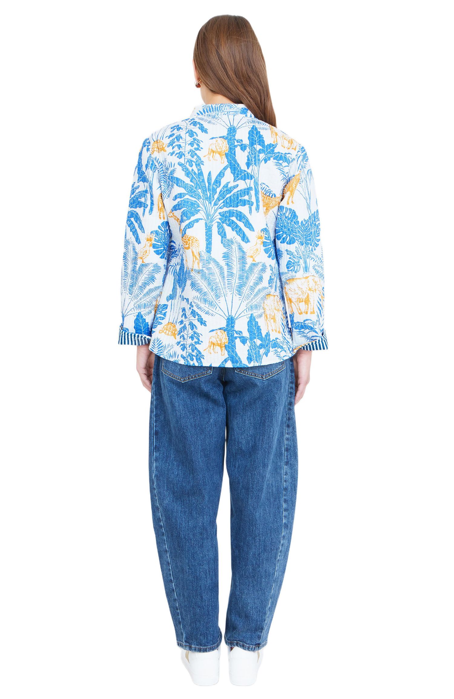 Women's Jungle Reversible Cotton Quilted Jacket
