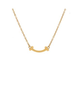 T Smile Pendant Necklace
