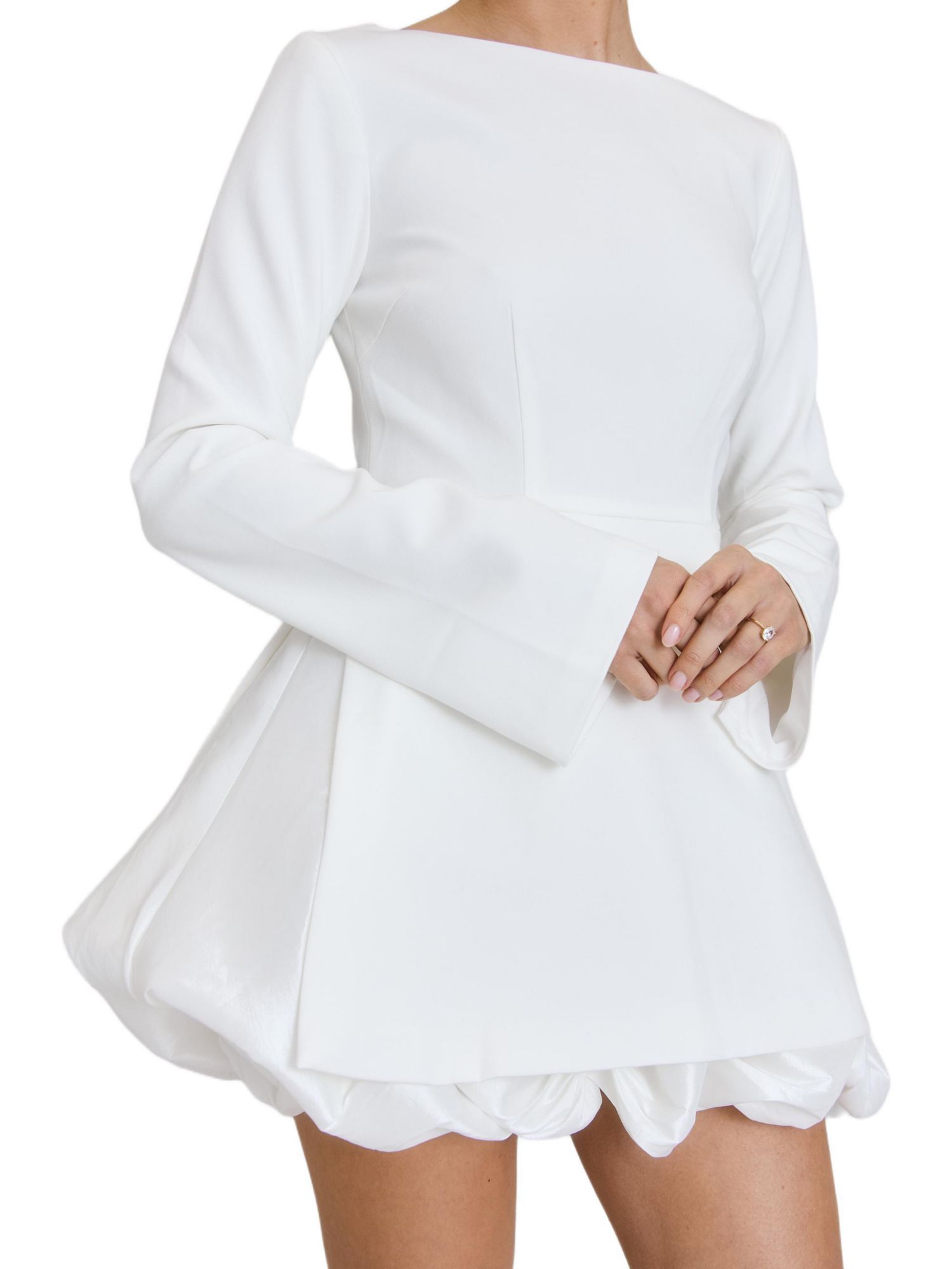 Women's Isla Split Sleeve Bubble Hem Mini Dress
